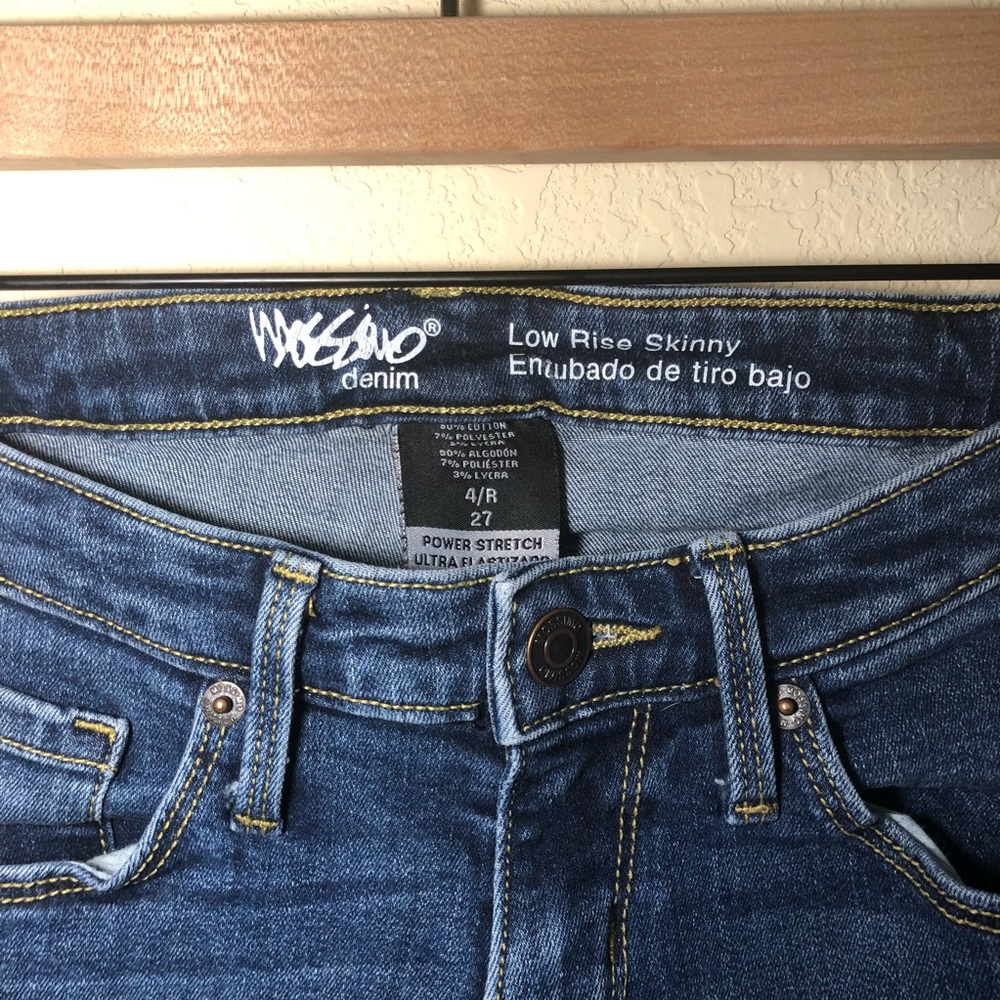 MOSSIMO Dark Denim Skinny Jeans - Picture 5 of 5